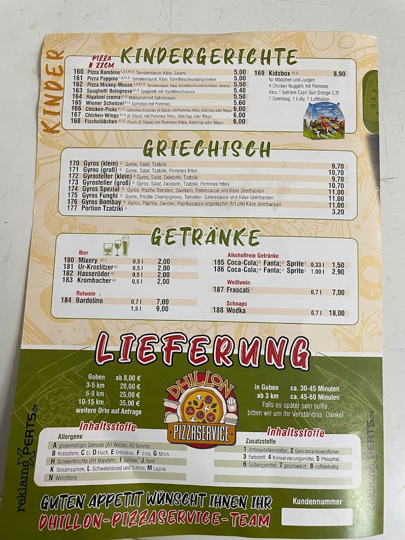 Dhillon Pizzaservice · Fotos 4